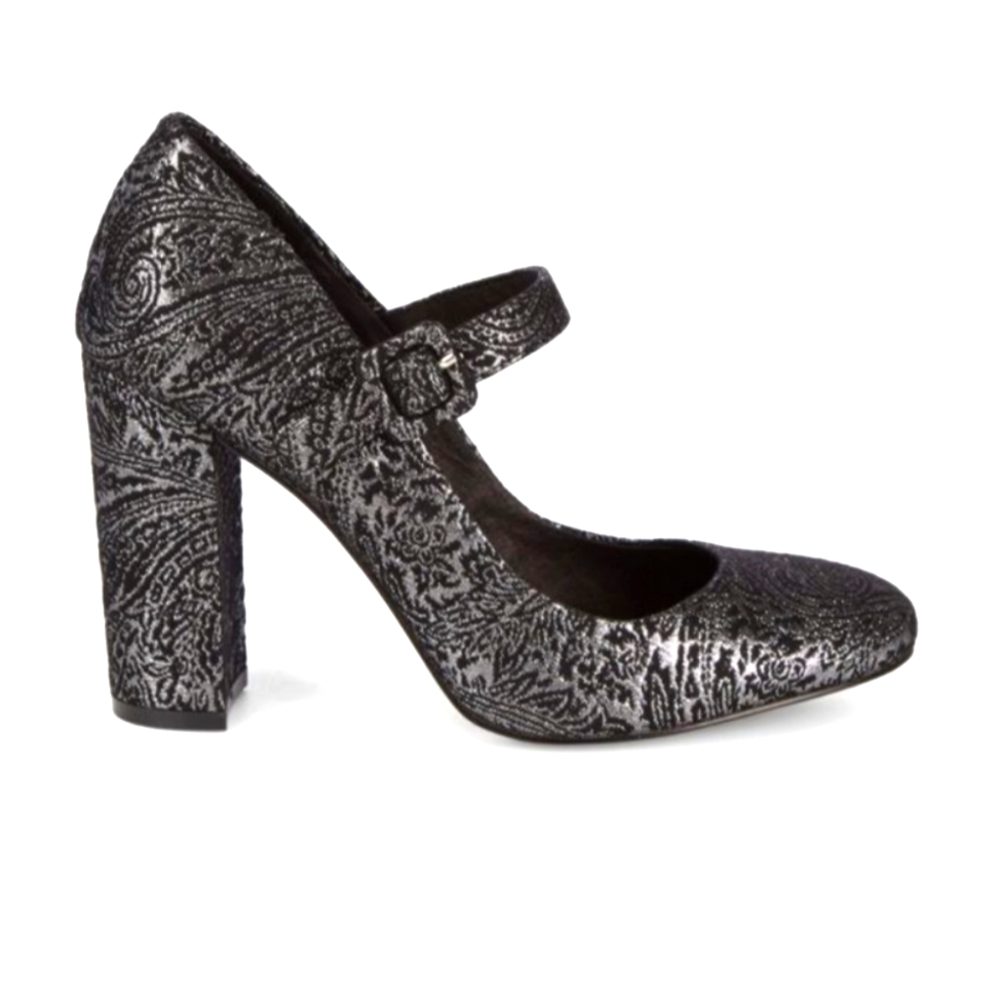 Brocade Mary Jane pumps with buckle strap  Saks 5th Ave size 6